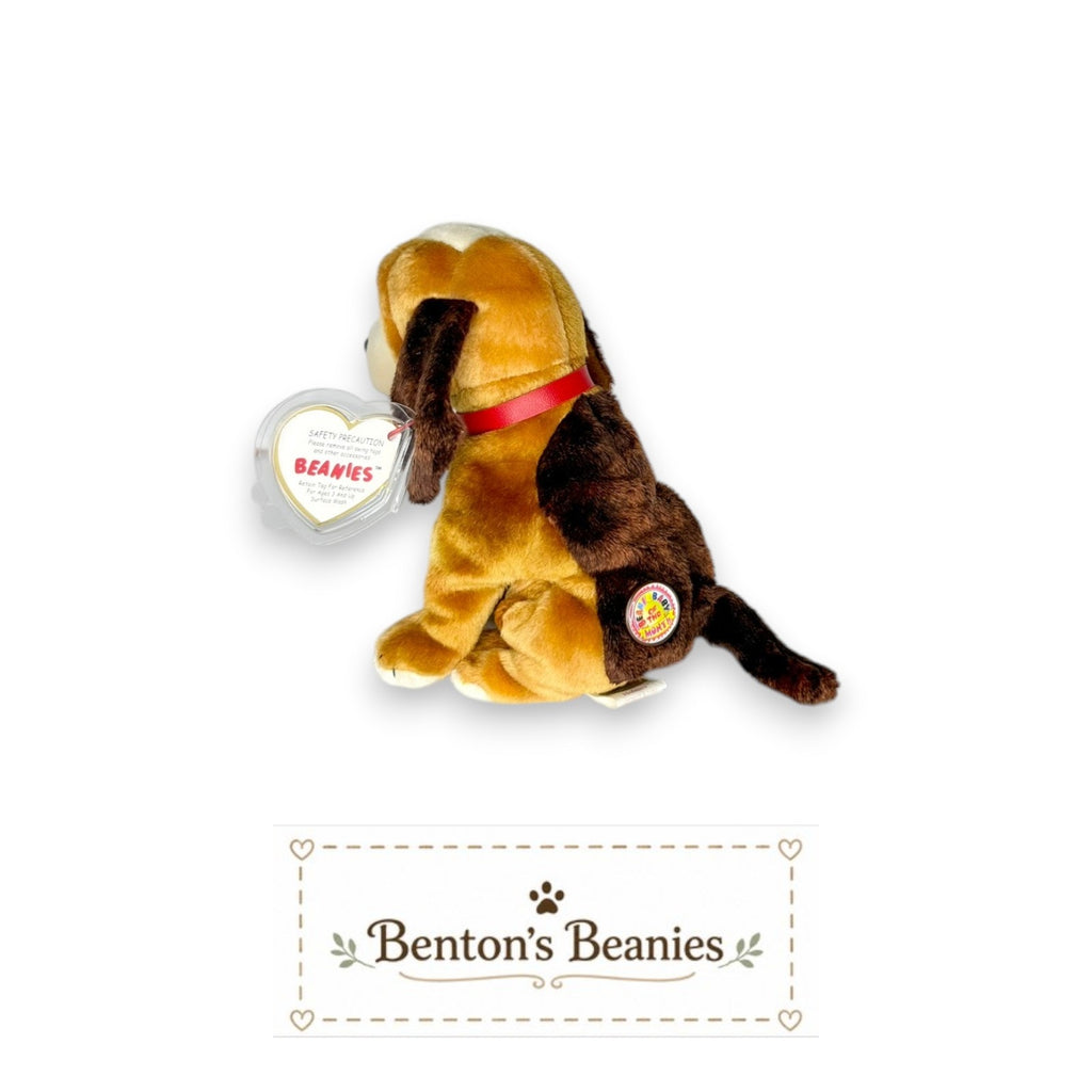 Holmes the Dog TY Beanie Baby | Mint Heart & Tush Tag