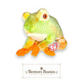 Prince the Frog TY Beanie Buddies | Mint Heart & Tush Tags