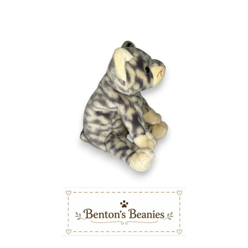 Silver the Cat TY Beanie Baby | Mint Heart & Tush Tag