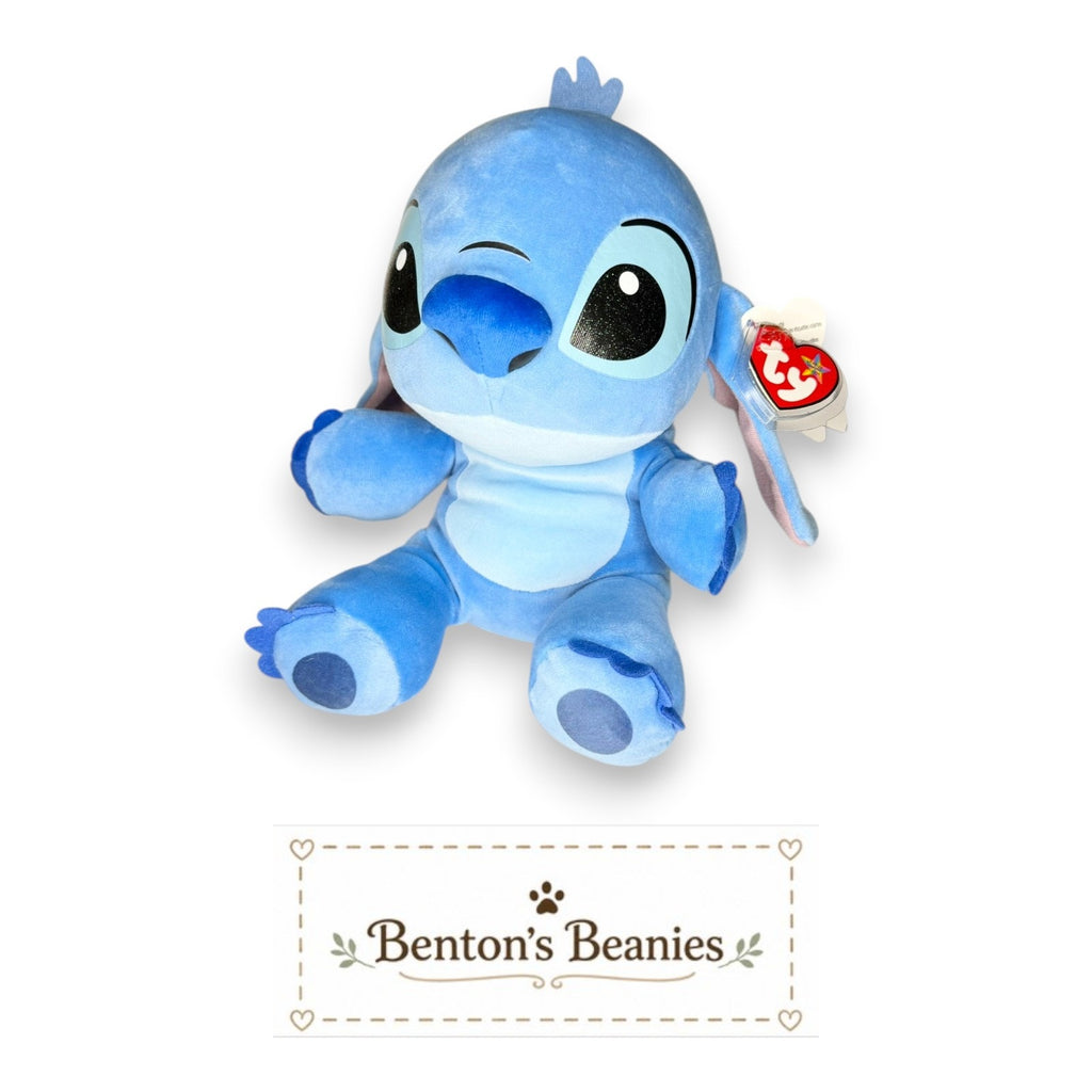 Stitch TY Disney Beanie Buddies | Mint Heart & Tush Tags