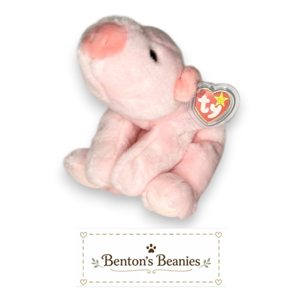 Squealer the Pig TY Beanie Buddies | Mint Tags