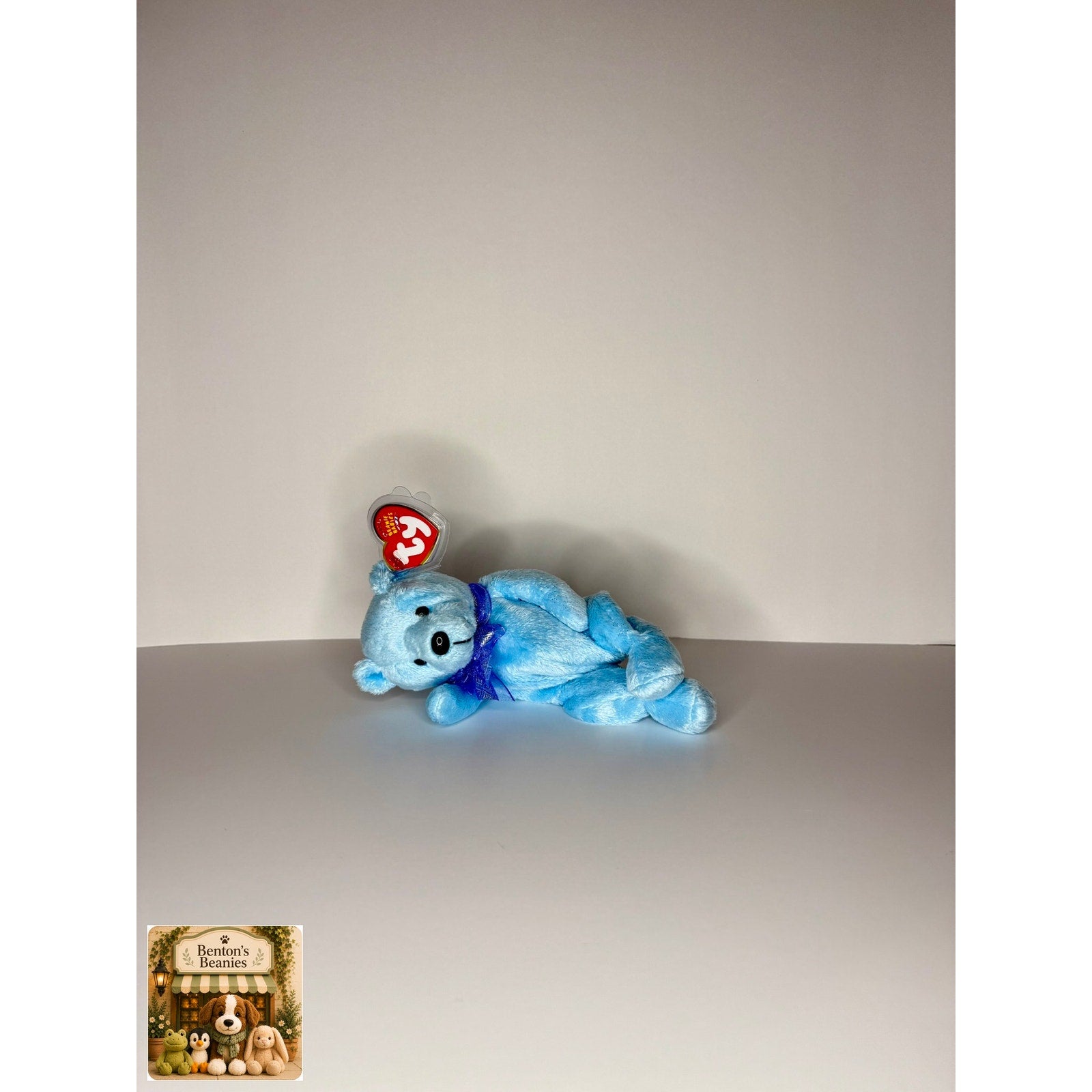 Lani the Bear TY Beanie Baby | Mint Heart & Tush Tag