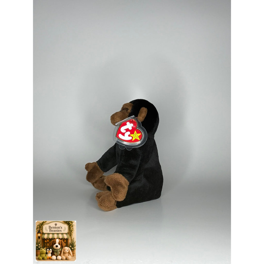 Congo the Gorilla TY Beanie Baby | Mint Heart/Tush Tag