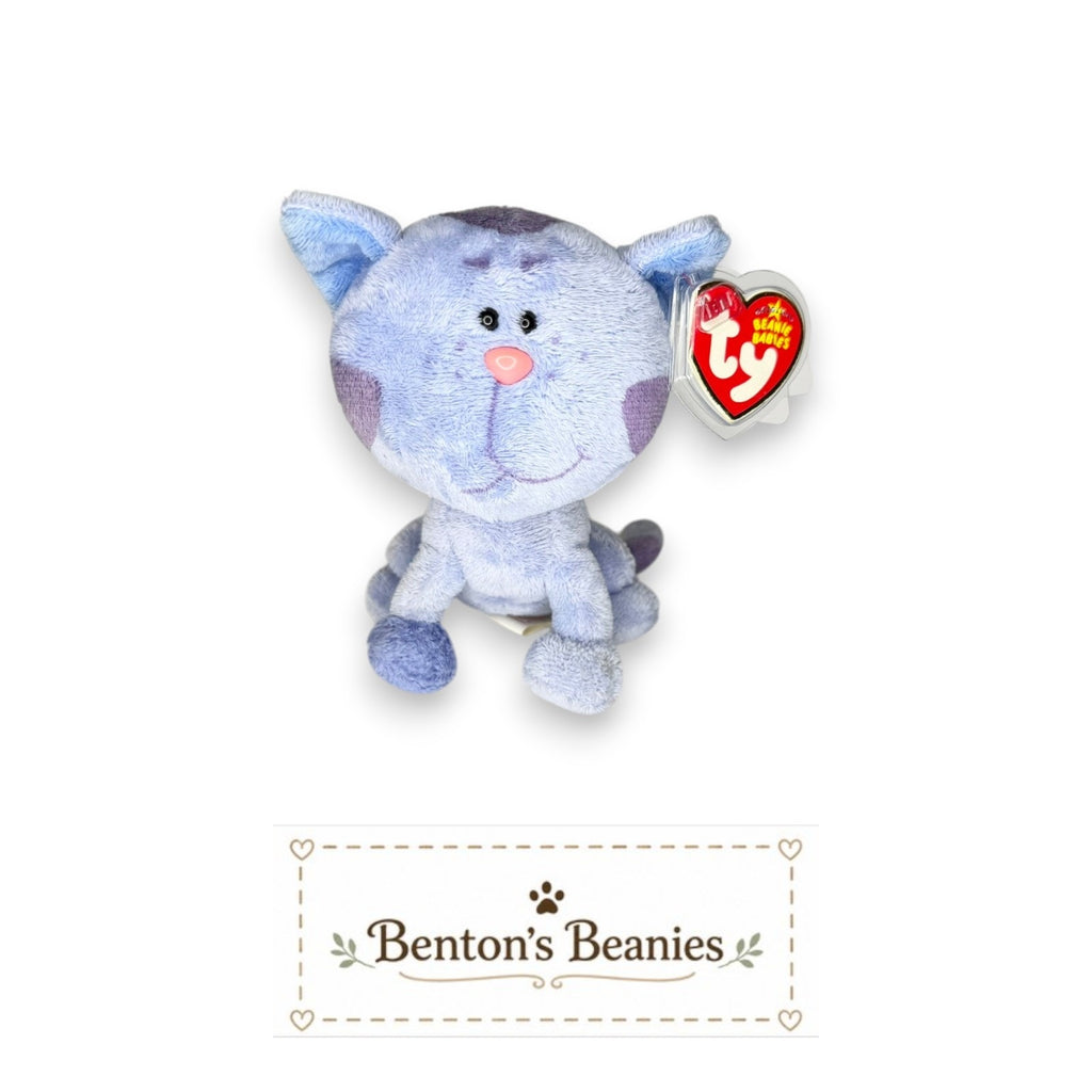 Periwinkle | Blue's Clues TY Beanie Baby | Mint Heart Tag