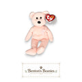 Cure the Bear TY Beanie Baby | Mint Heart & Tush Tag