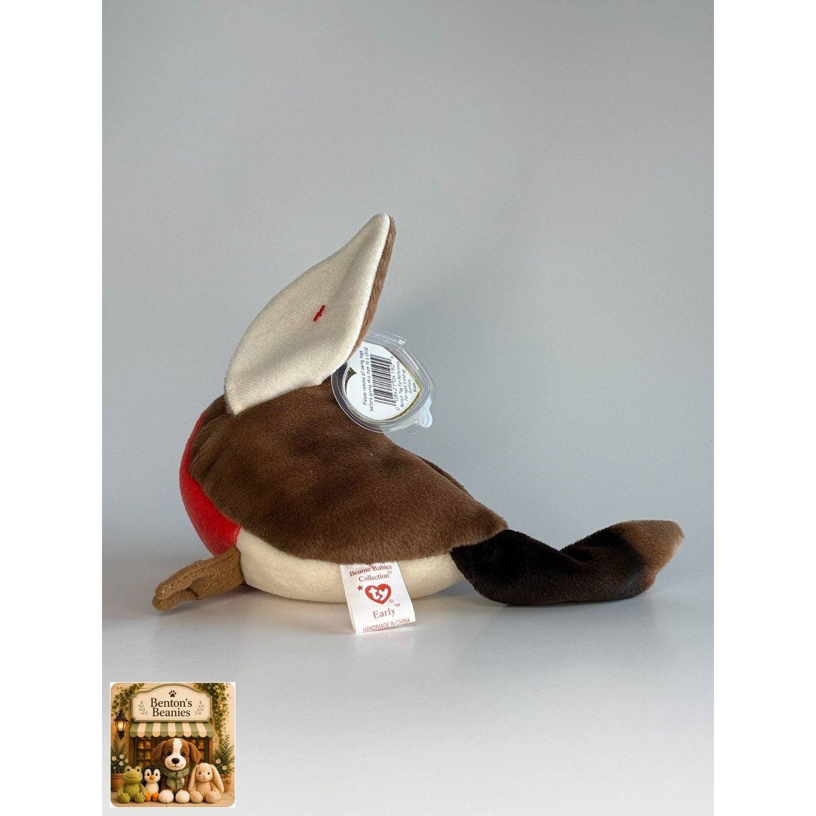 Early the Robin TY Beanie Baby | Mint Heart & Tush Tag