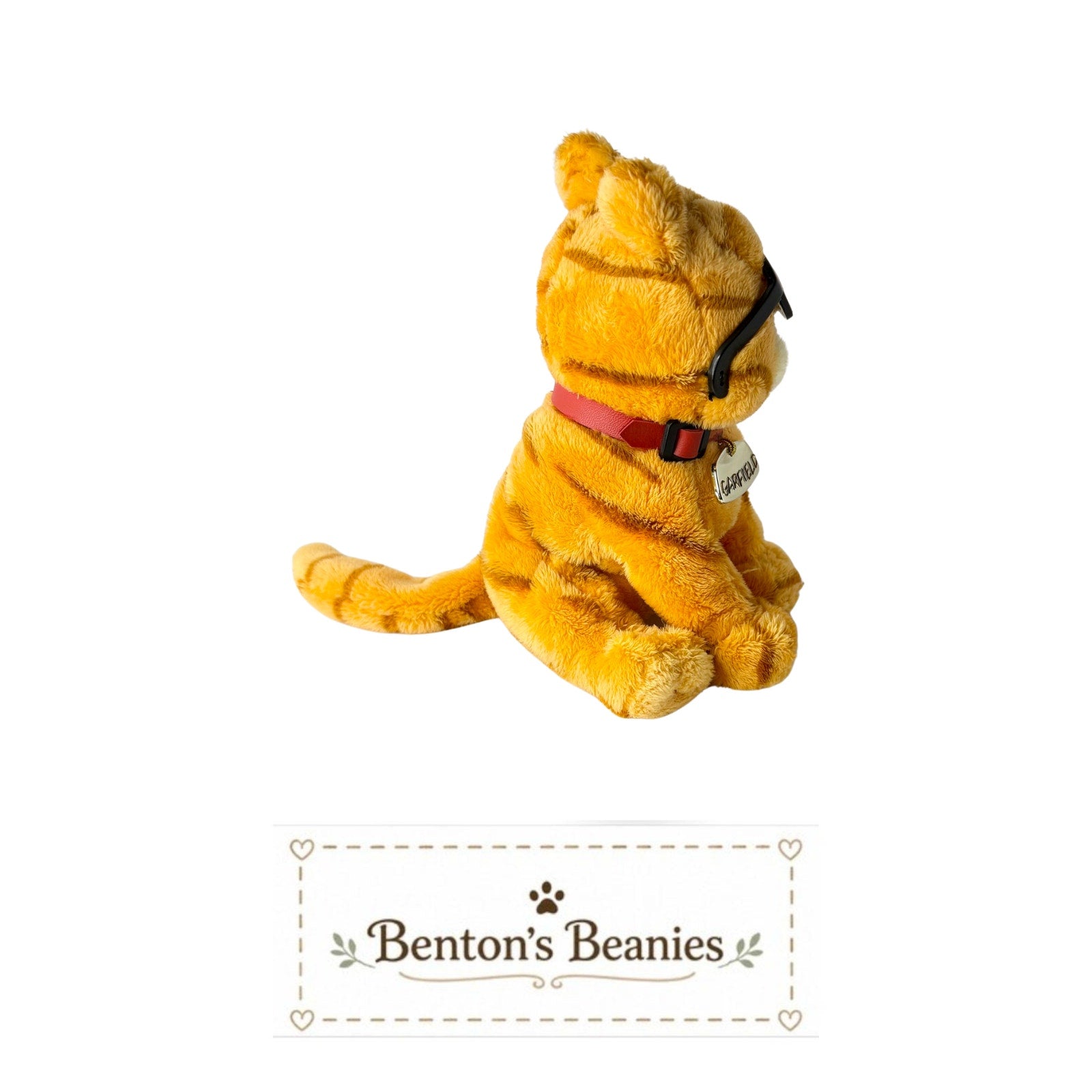 Garfield the Cool Cat TY Beanie Baby | Heart & GOOD Tush Tag