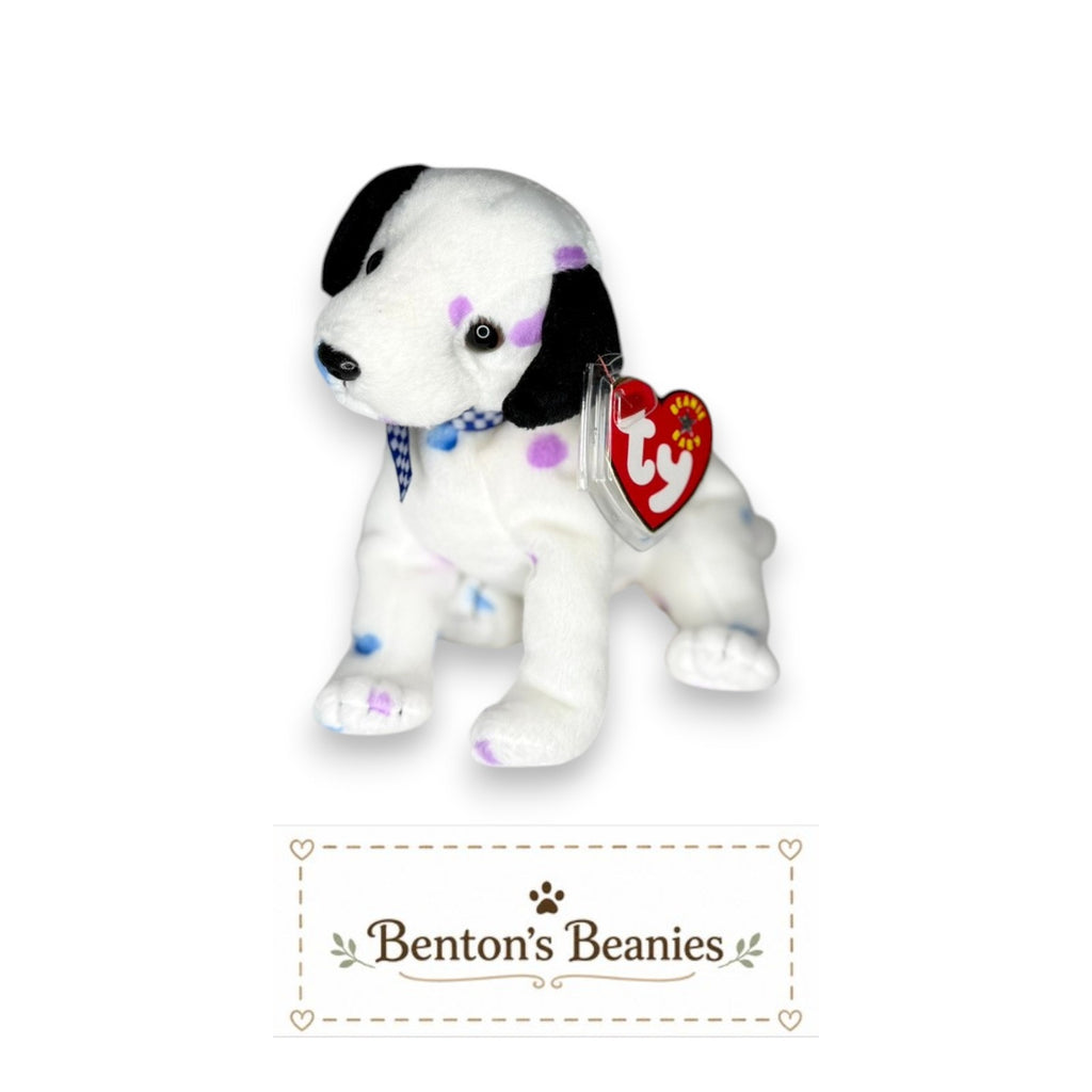 Dizzy the Dog (Pastel Spots) TY Beanie Buddies | Mint Tags