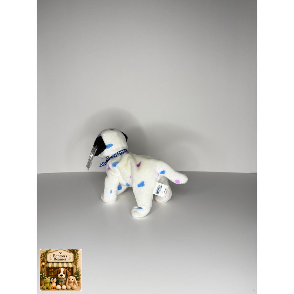 Dizzy the Dog TY Beanie Baby | Mint Heart & Tush Tag