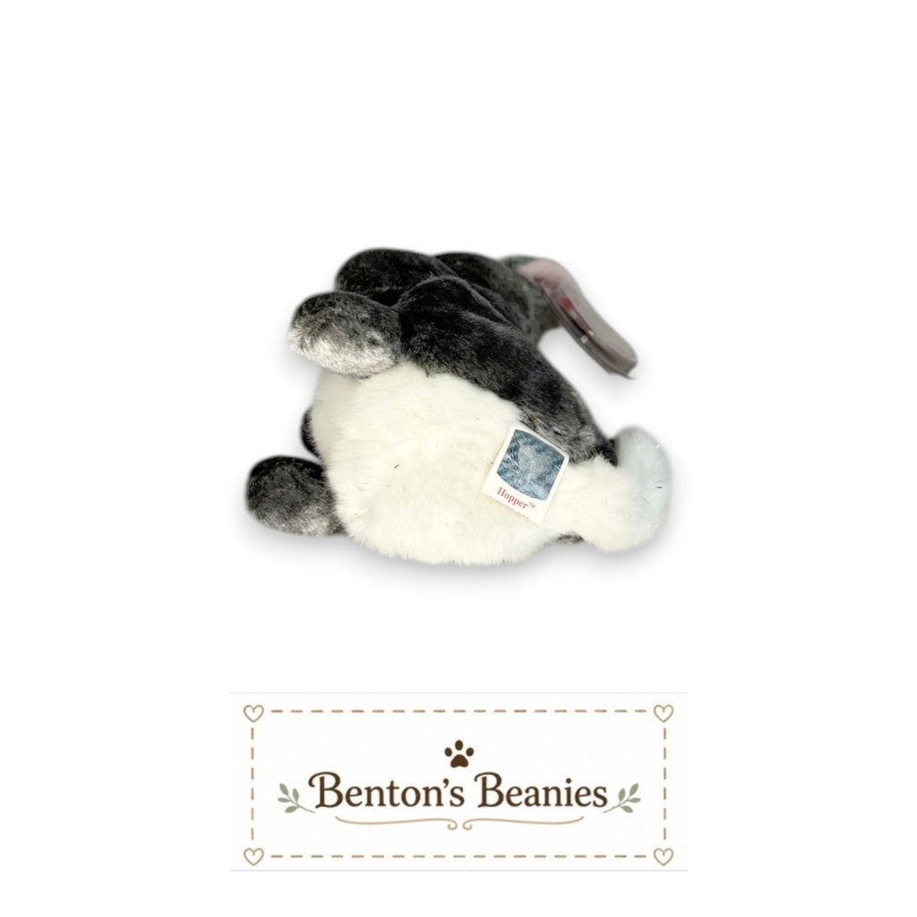 Hopper the Rabbit TY Beanie Baby | Minor Heart Tag Vein