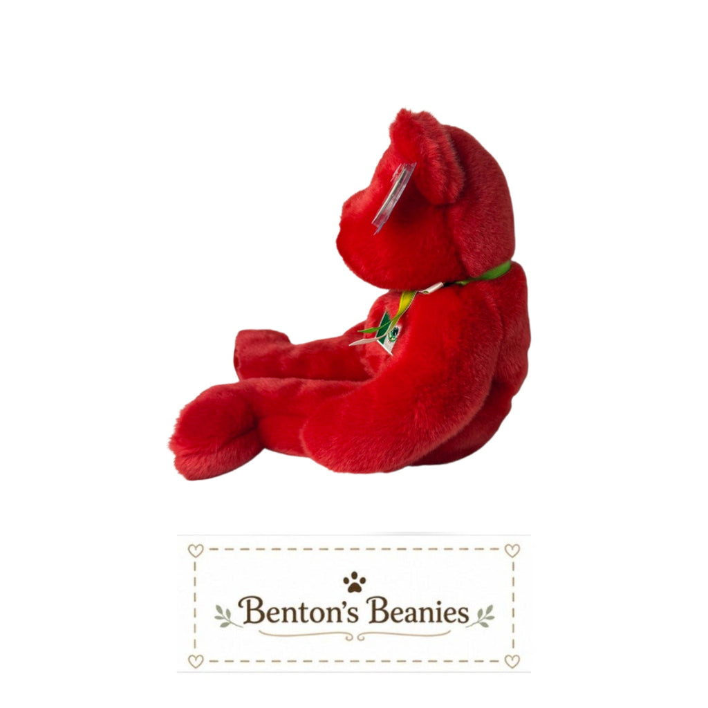 Osito the Bear TY Beanie Buddies | Mint Heart & Tush Tags