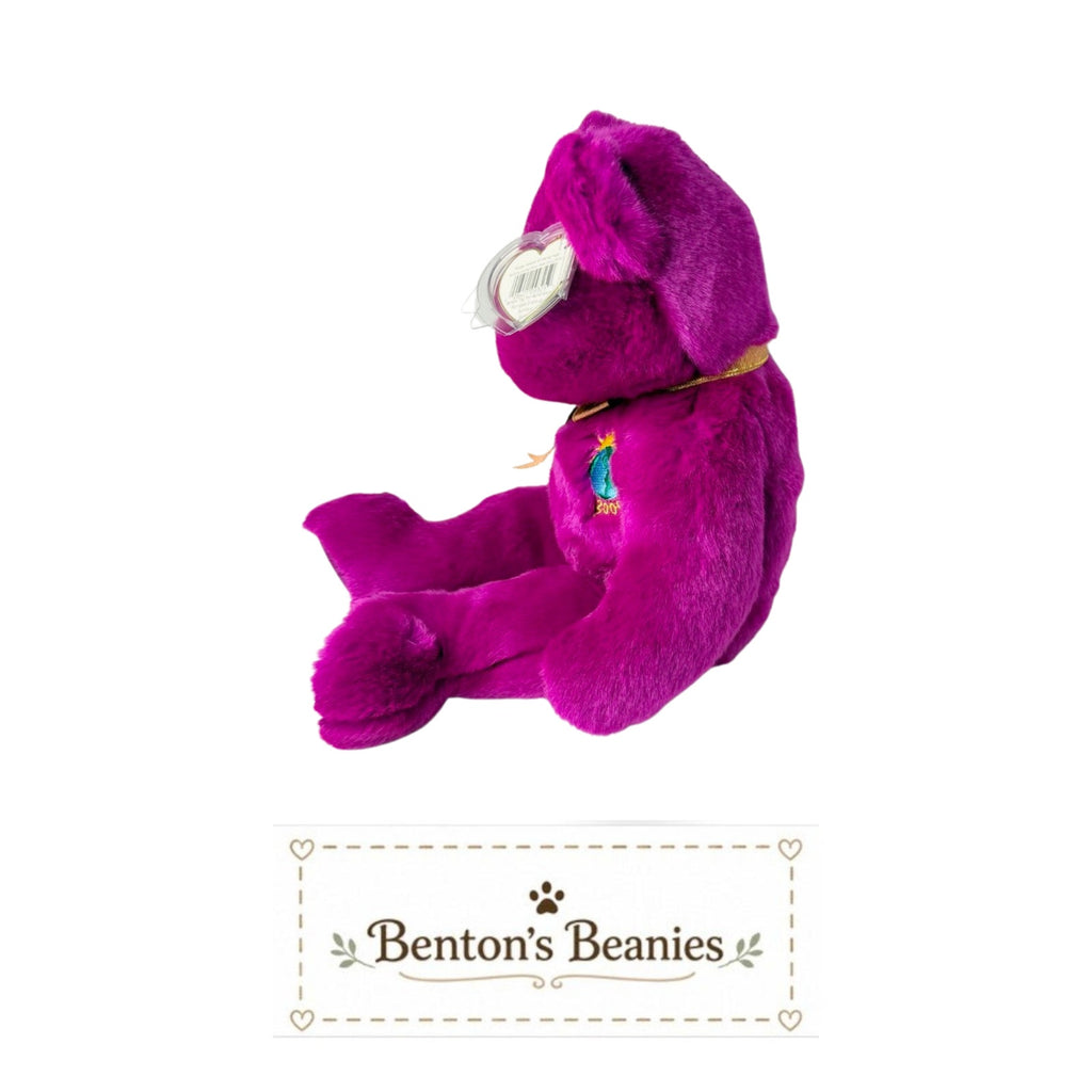 Millennium Bear TY Beanie Buddies | Mint Heart & Tush Tags