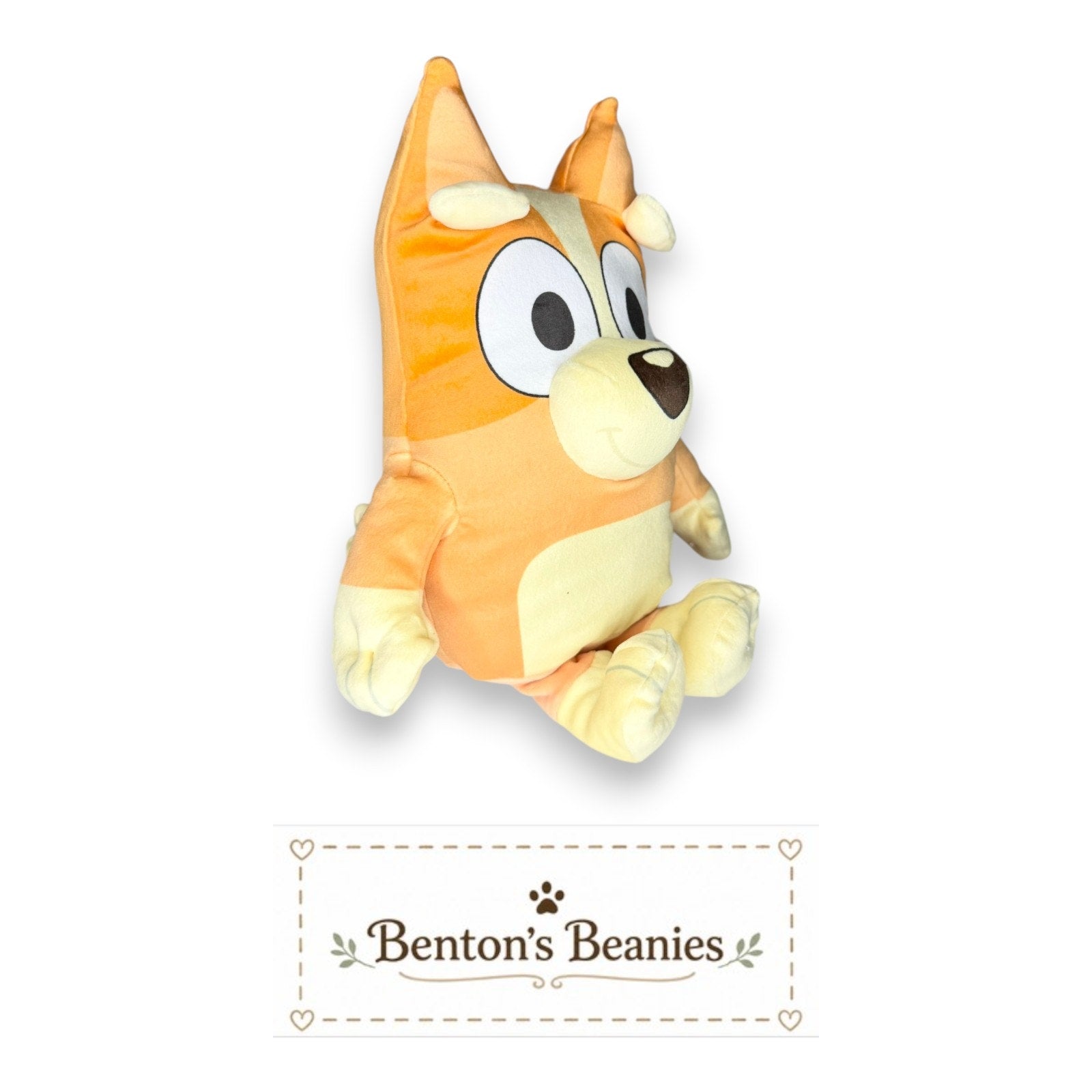 Bingo Official TY Beanie Buddies | Mint Heart & Tush Tags