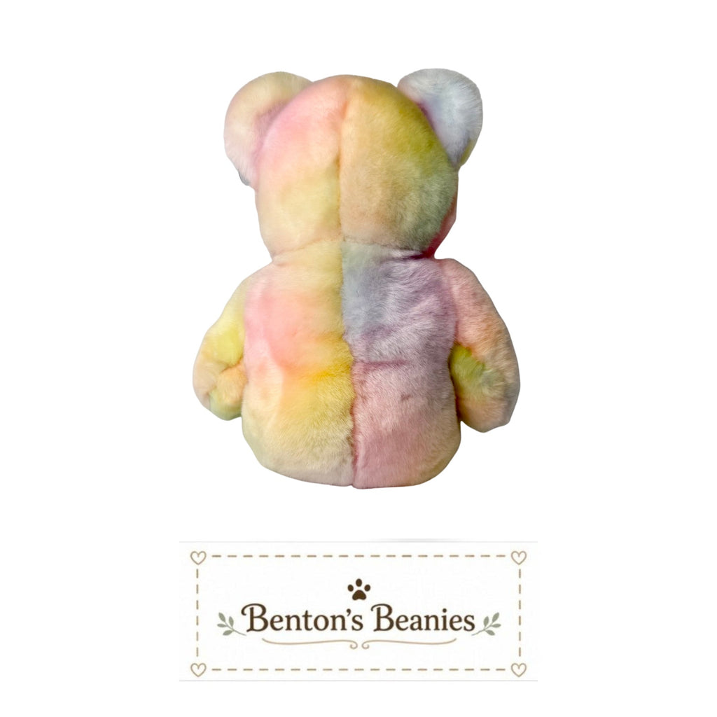 Peace Bear (Light) TY Beanie Buddies | Mint Heart Tush Tags