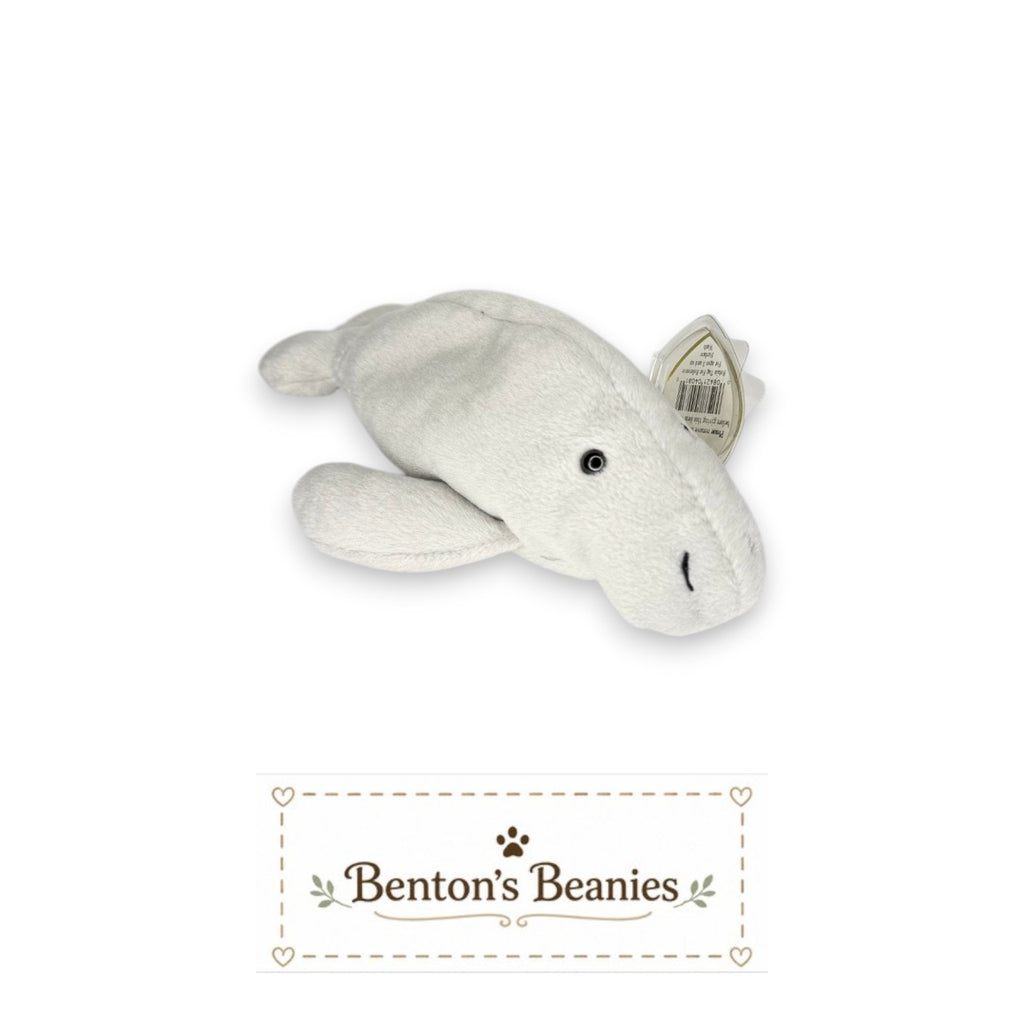 Manny the Manatee TY Beanie Baby | Mint Heart & Tush Tag
