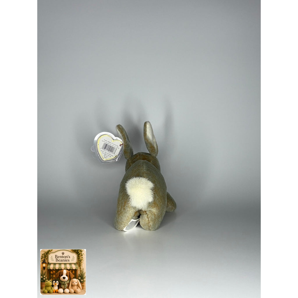 Nibbly the Rabbit TY Beanie Baby | Mint Heart & Tush Tag