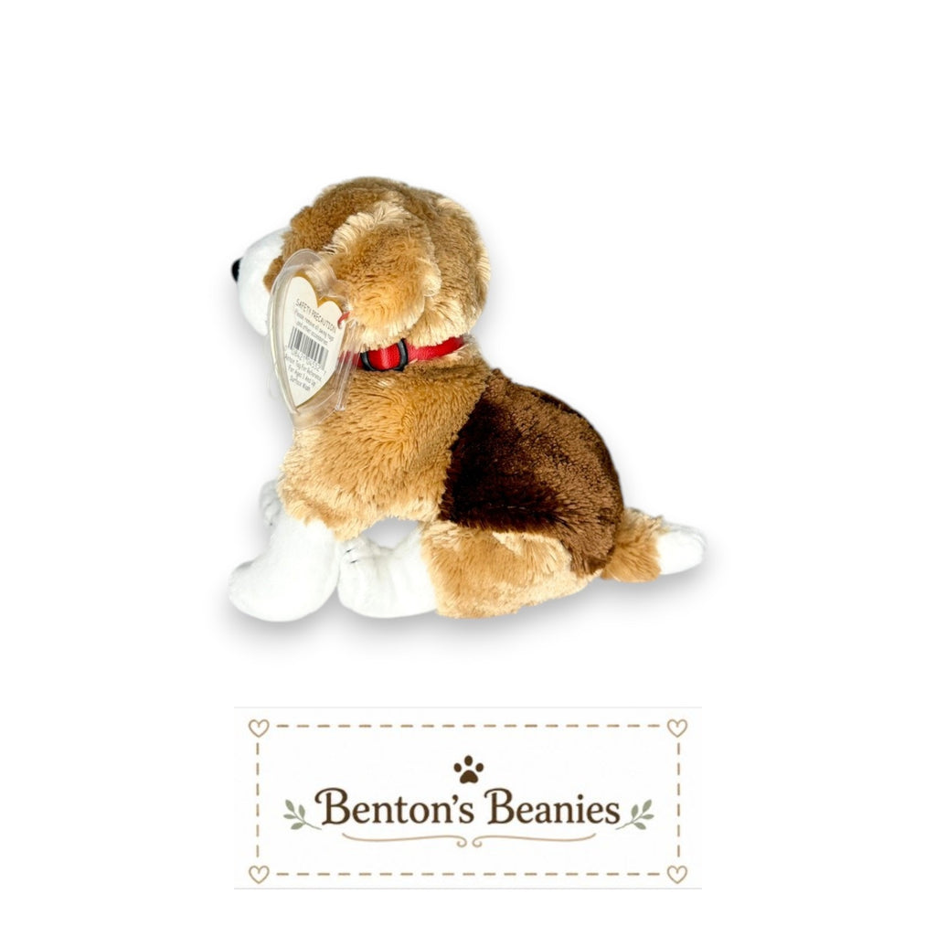 Side-Kick the Dog TY Beanie Baby | Mint Heart & Tush Tag