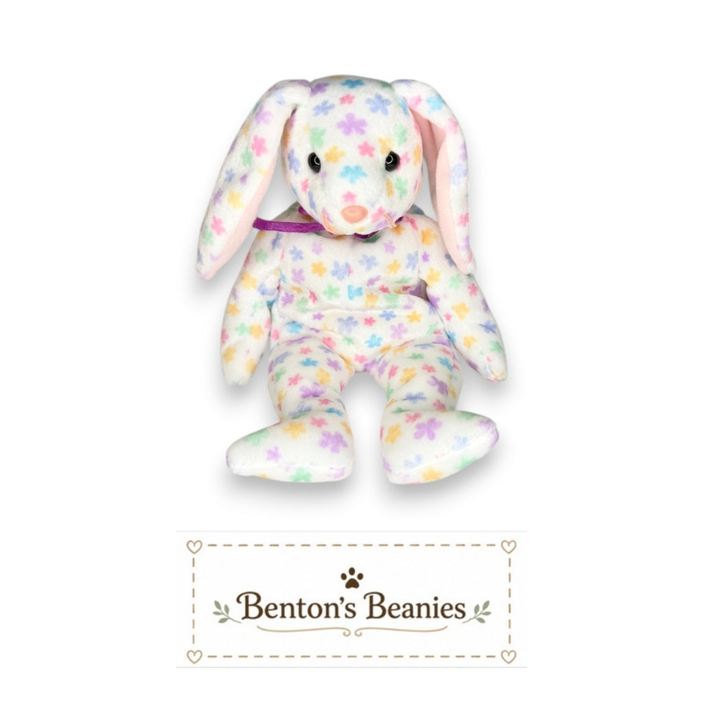 Springfield the Bunny TY Beanie Baby | Mint Heart/Tush Tag