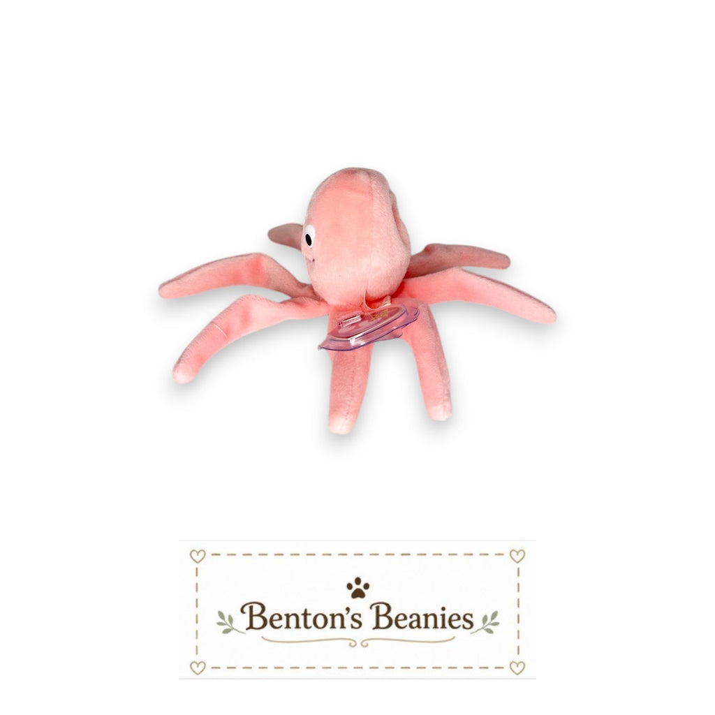 Inky the Octopus TY Beanie Baby | Mint Heart/Tush Tag