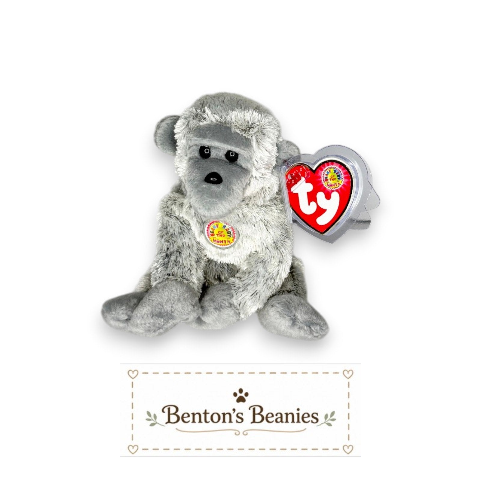 Virunga the Gorilla TY Beanie Baby | Mint Tags