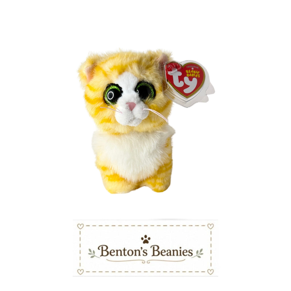 Melanie the Cat TY Beanie Baby | Mint Heart & Tush Tag