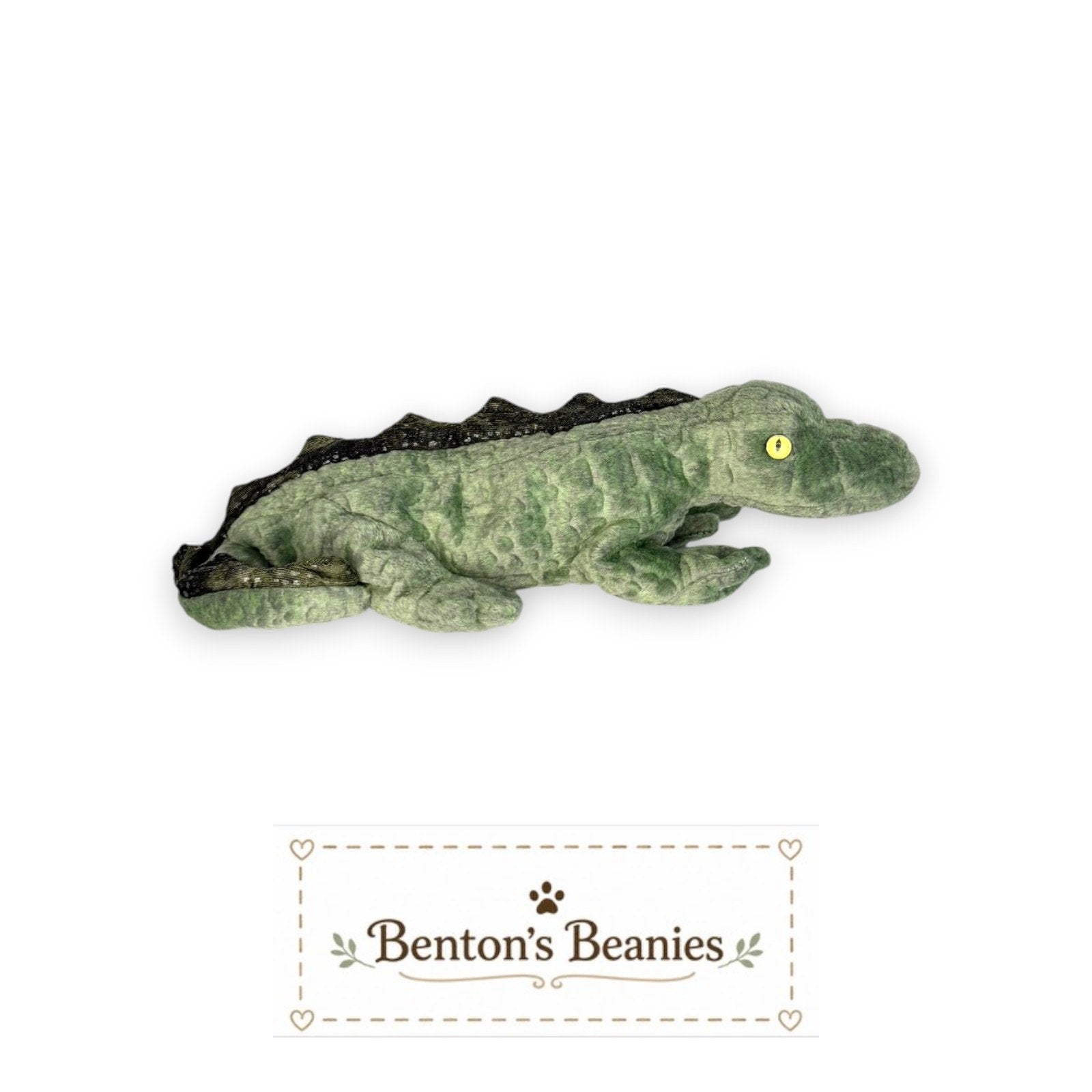 Swampy the Alligator TY Beanie Baby | Mint Heart & Tush Tag