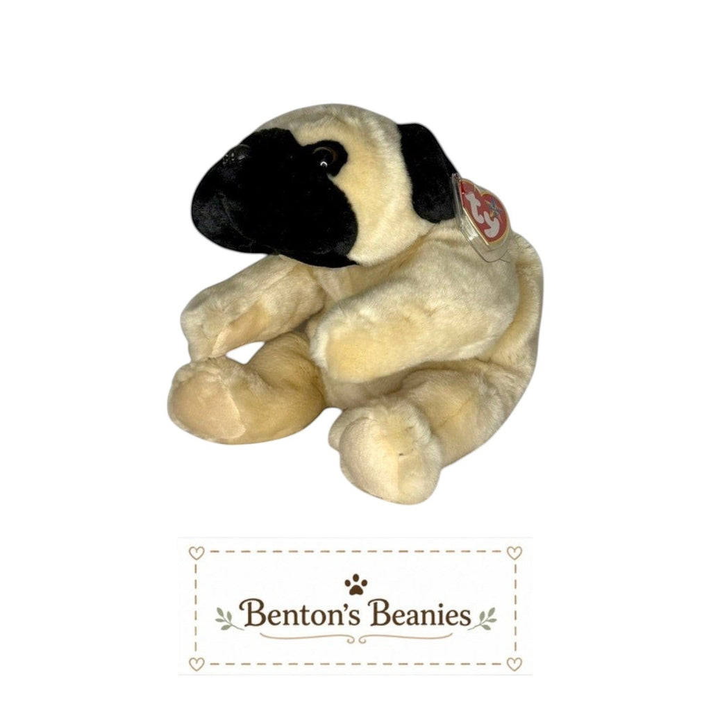 Pugsly the Pug TY Beanie Buddies | Mint Tags
