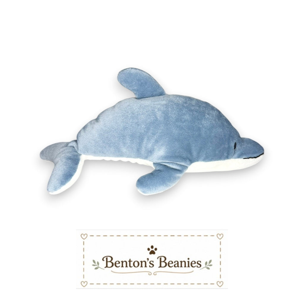 Glide the Dolphin TY Pillow Pal | Mint Heart & Tush Tag