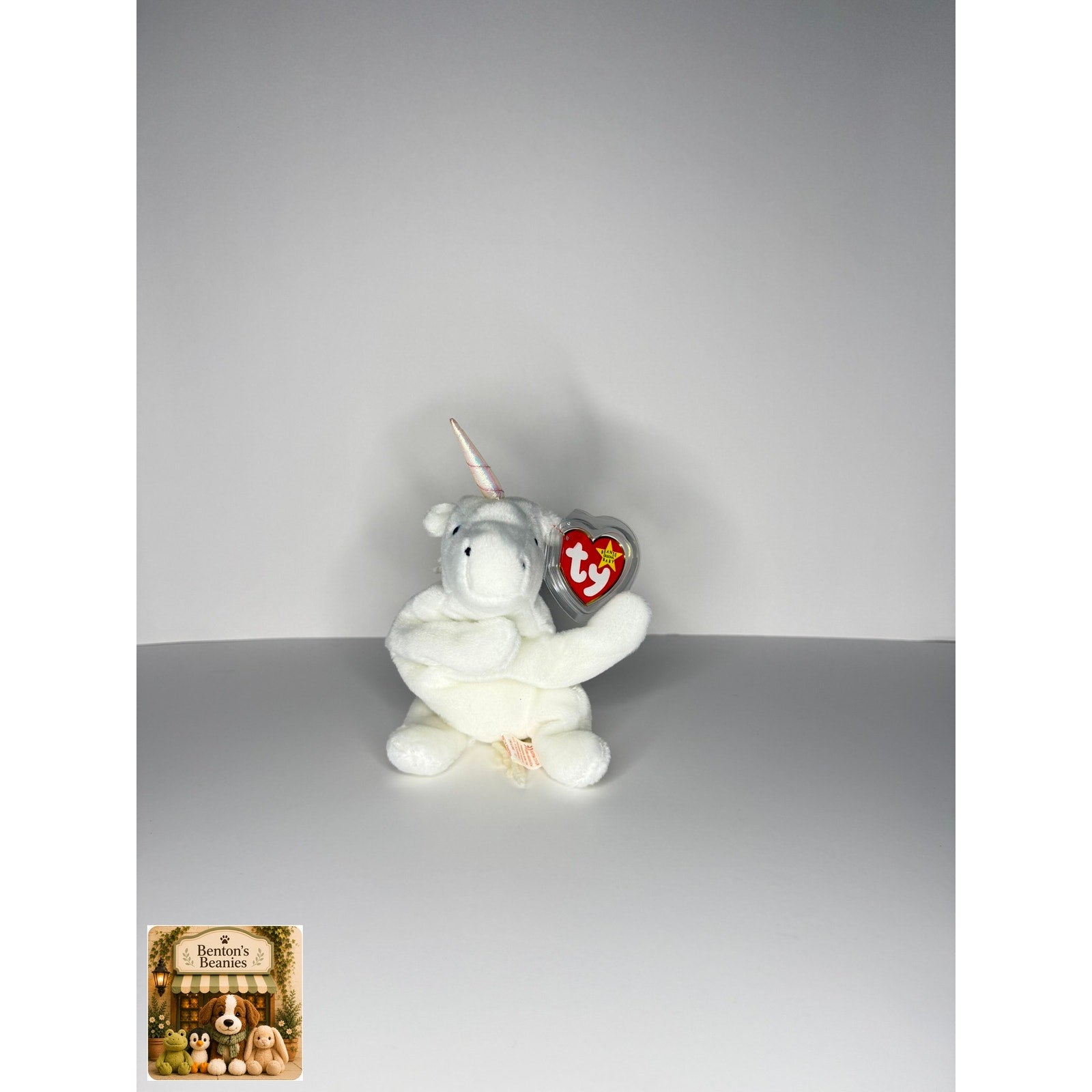 Mystic the Unicorn TY Beanie Baby | (Shiny) Mint Tags