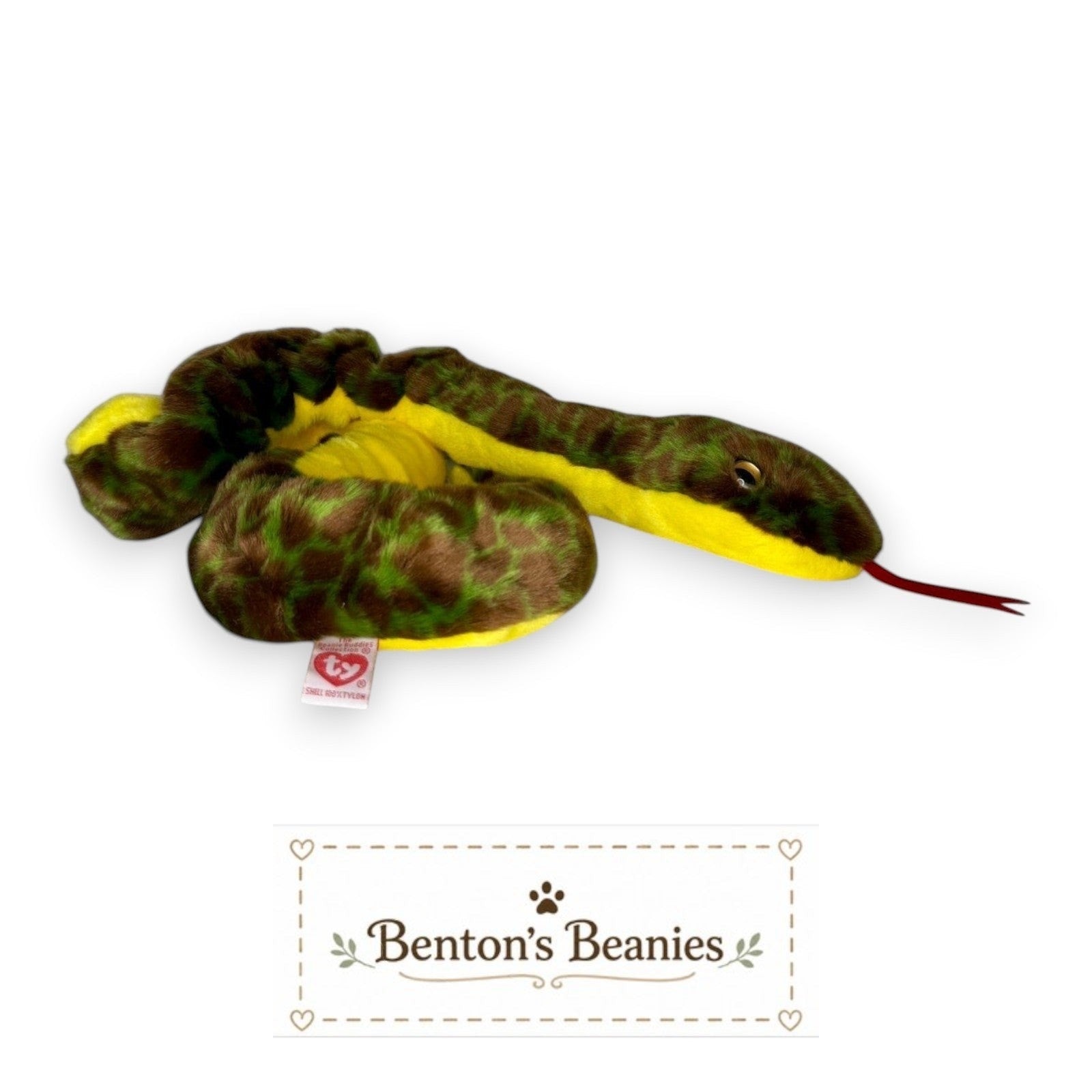 Slither the Snake TY Beanie Buddy | Mint Tags