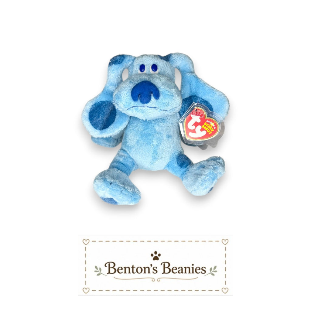 Blue from Blue's Clues TY Beanie Baby | Mint Heart/Tush Tag