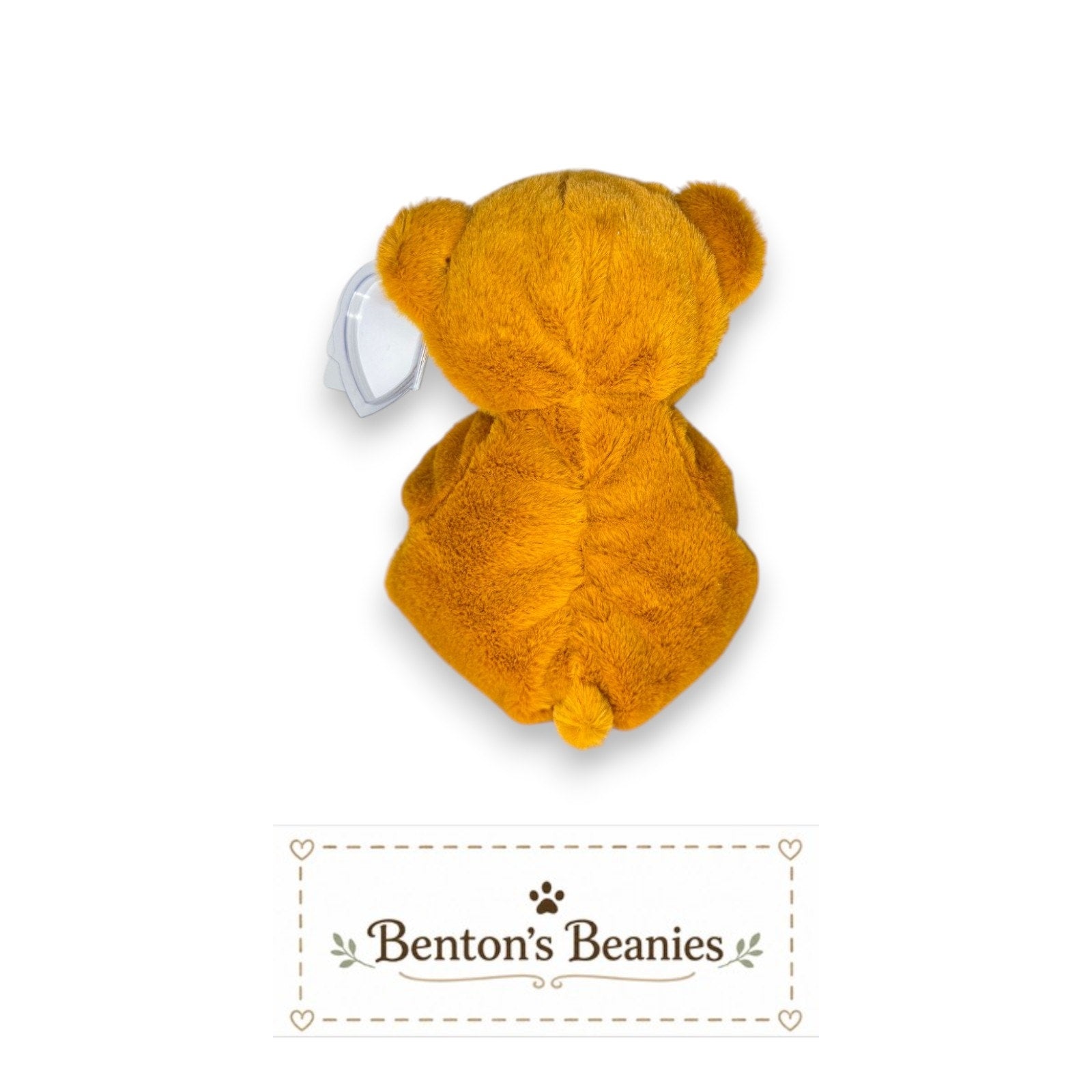 Duncan the Bear TY Beanie Baby | Mint Heart & Tush Tag