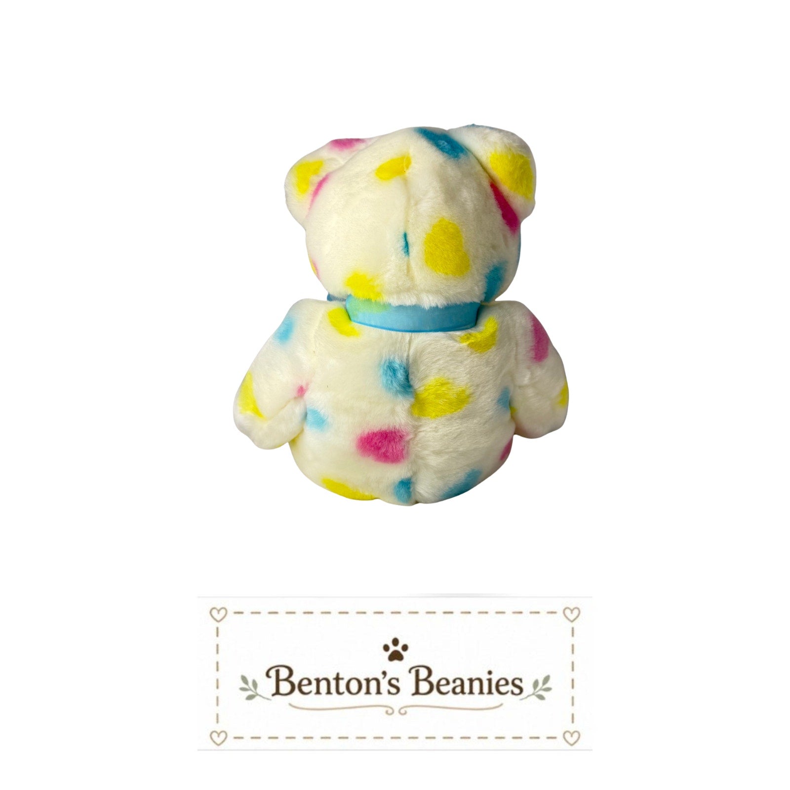 Kissme the Bear TY Beanie Buddies | Mint Heart & Tush Tags