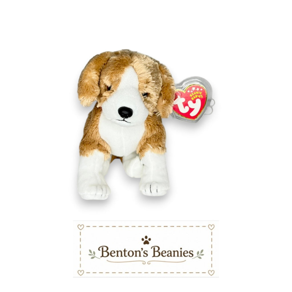 Side-Kick the Dog TY Beanie Baby | Mint Heart & Tush Tag