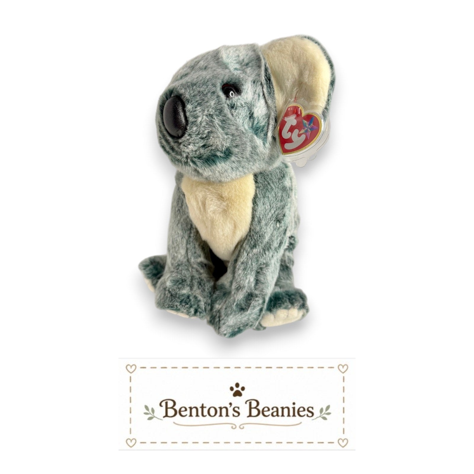 Eucalyptus the Koala TY Beanie Buddies | Mint Heart Tush Tag