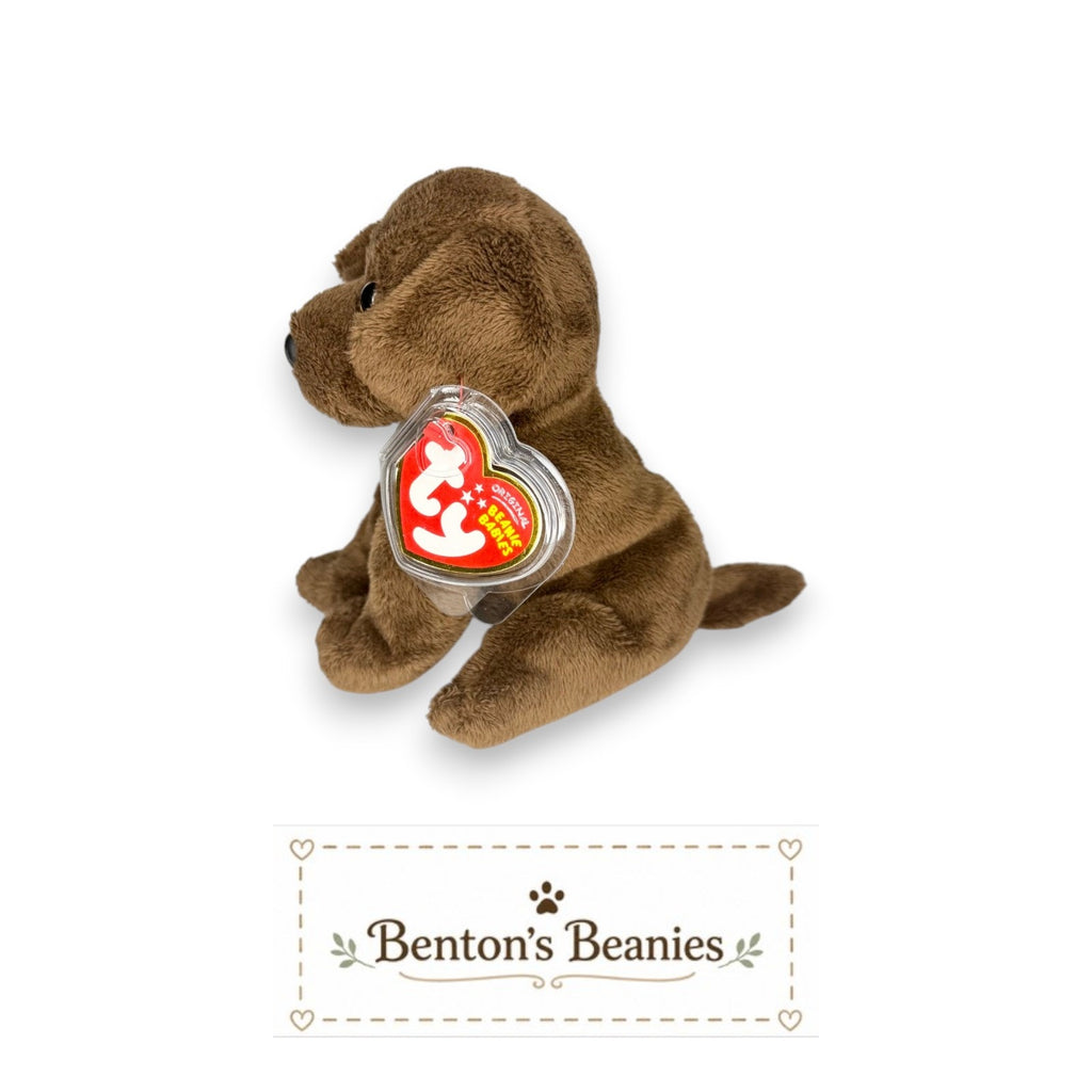 Cocoa the Dog TY Beanie Baby | Mint Heart & Tush Tag