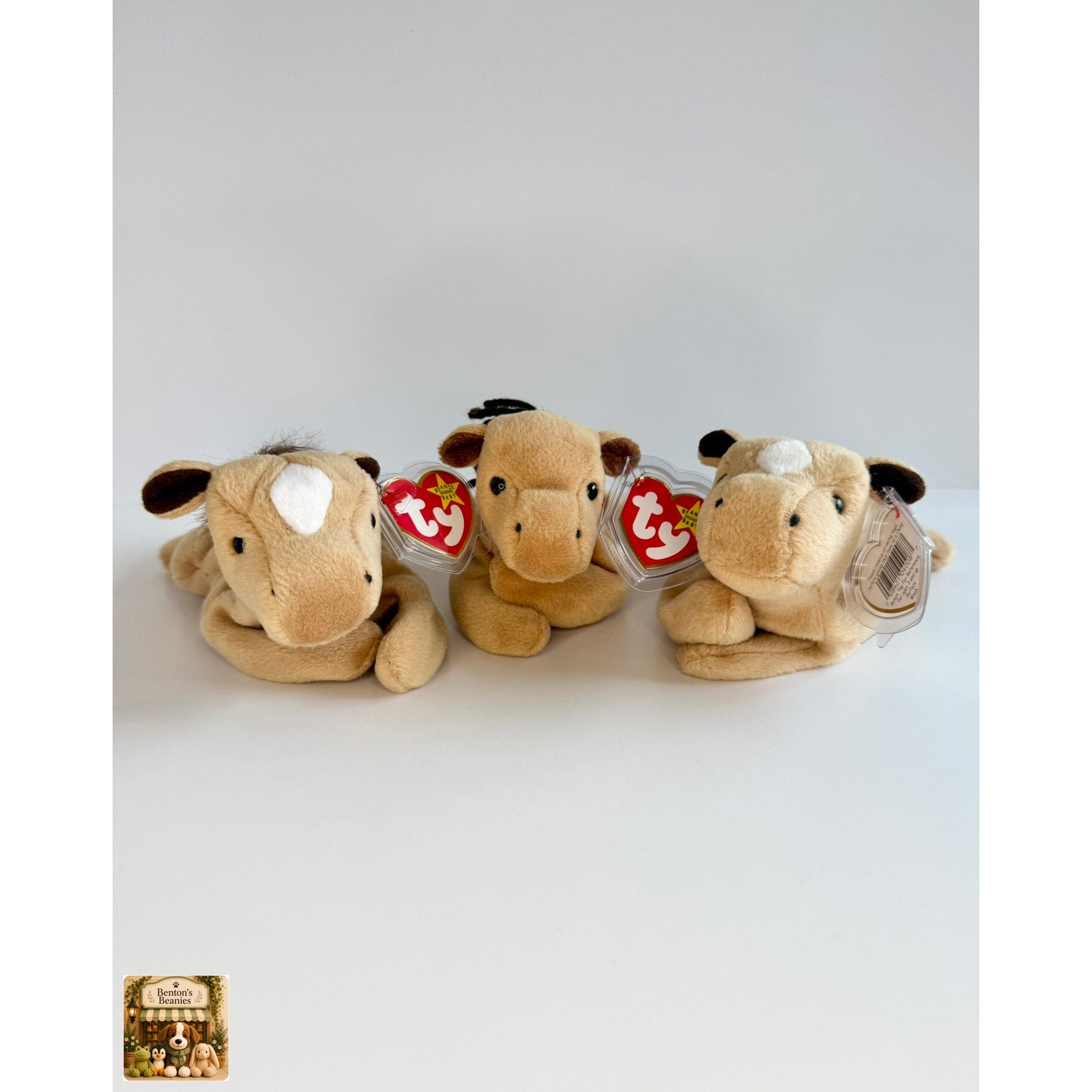 Derby the Horse TY Beanie Babies | Mint Heart & Tush Tag