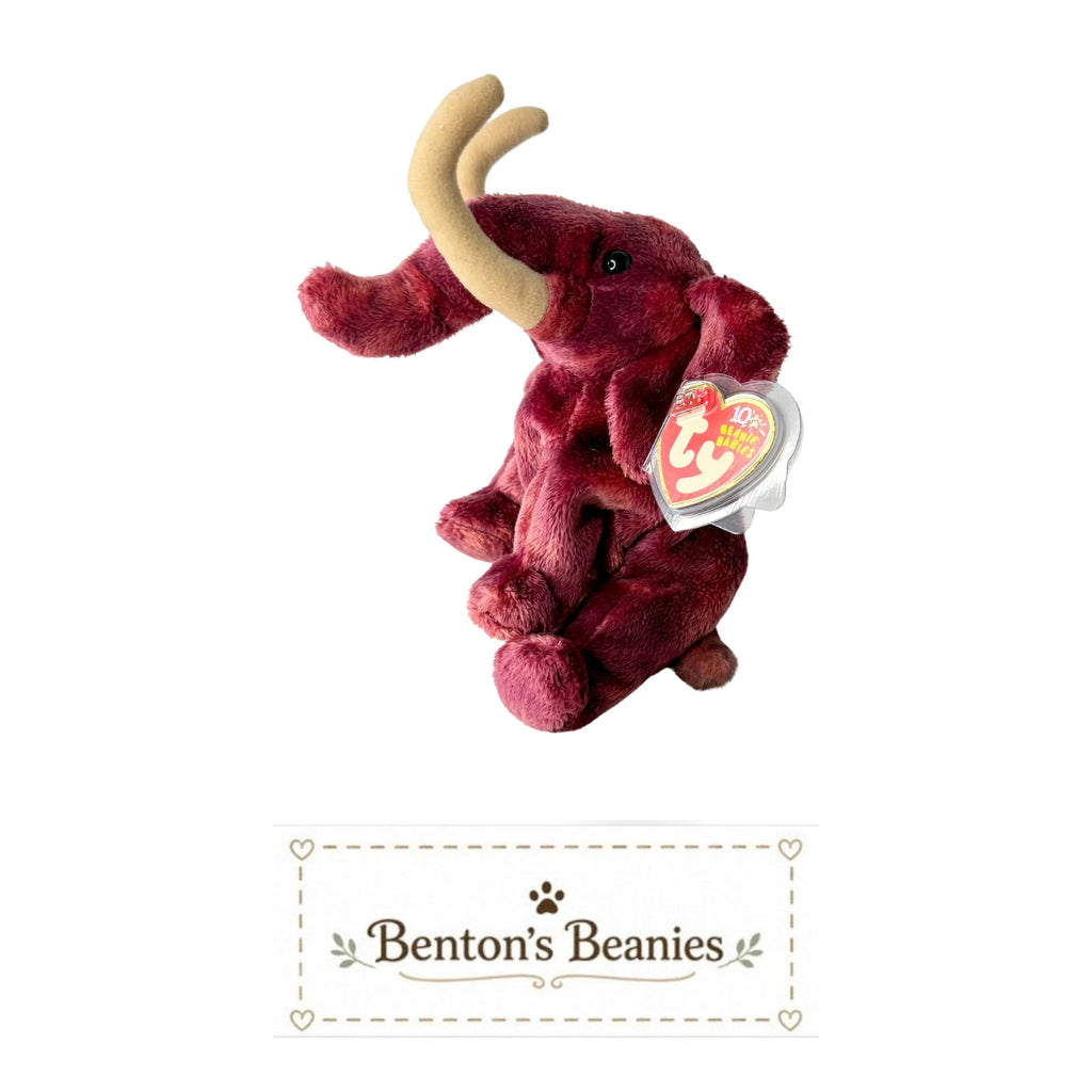 Colosso the Mammoth TY Beanie Baby | Mint Heart Tags