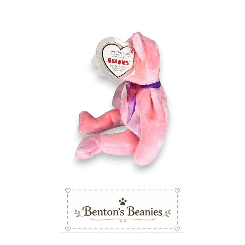Mum the Bear TY Beanie Baby | Mint Heart & Tush Tag