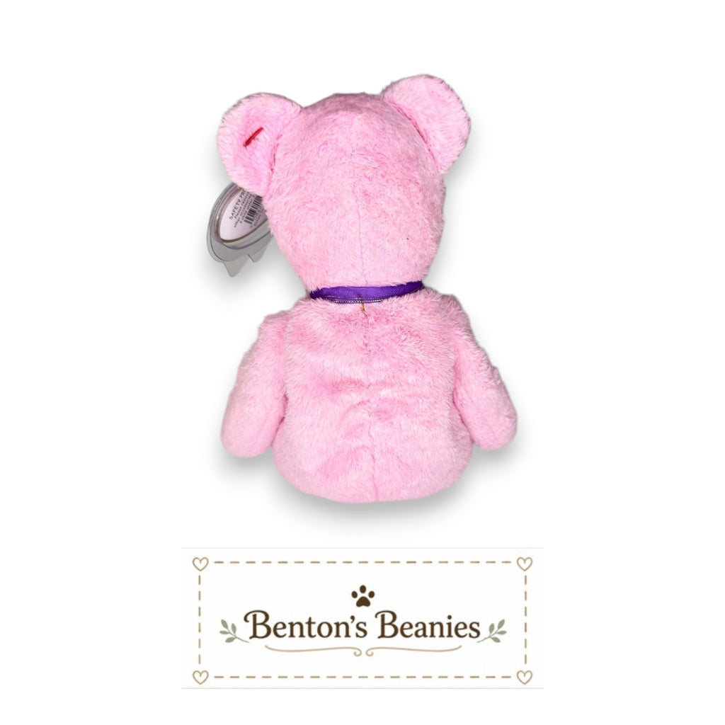 Eggs the Bear TY Beanie Baby | Mint Heart & Tush Tag
