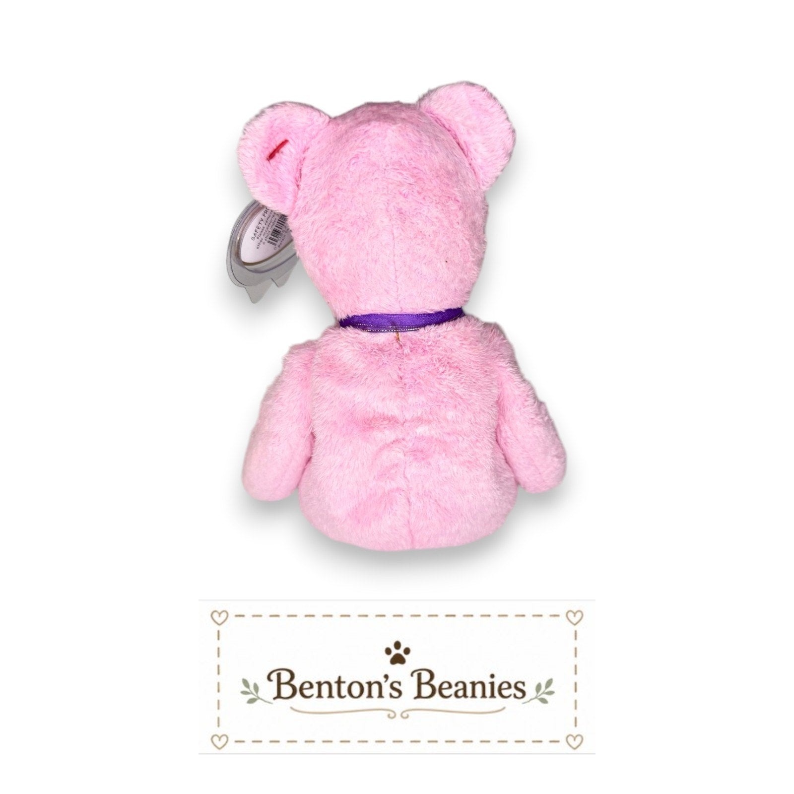 Eggs the Bear TY Beanie Baby | Mint Heart & Tush Tag