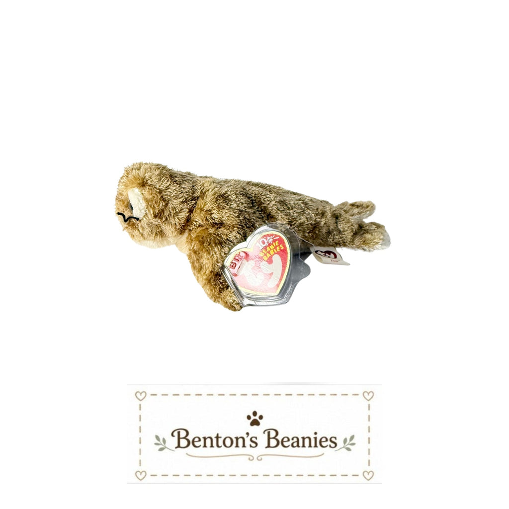 Fins the Seal TY Beanie Baby | Mint Heart & Tush Tag