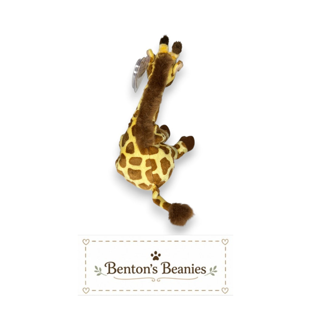 Jumpshot the Giraffe TY Beanie Baby | Mint Heart & Tush Tag