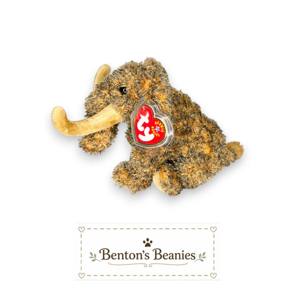 Giganto the Mammoth TY Beanie Baby | Mint Heart Tag