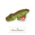 Ally the Alligator TY Beanie Baby | Mint Heart & Tush Tag