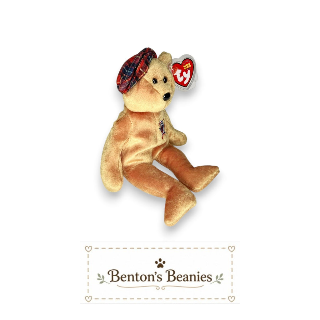 ChariTee the Bear TY Beanie Baby | Mint Heart & Tush Tag
