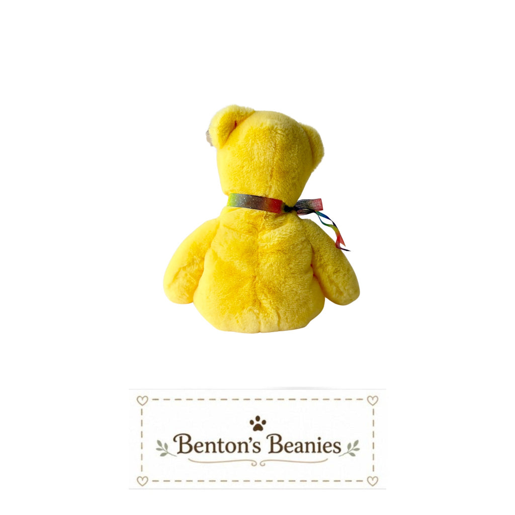 Peace II Bear TY Beanie Baby | Mint Heart Tush Tag