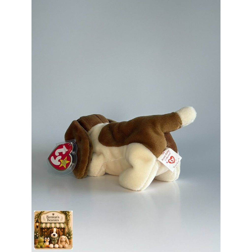 Tracker the Dog TY Beanie Baby | Mint Heart & Tush Tag