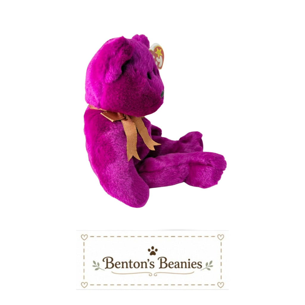 Millennium Bear TY Beanie Buddies | Mint Heart & Tush Tags