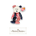 Spangle the Bear TY Beanie Baby | Mint Heart & Tush Tag